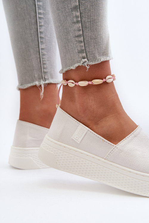 Жіночі кросівки на платформі NN276006 Memory Foam System Білі