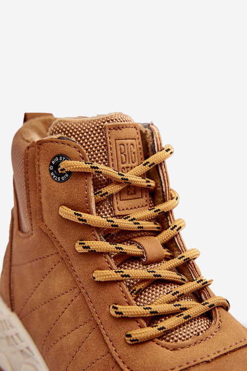 Дитяче утеплене трекінгове взуття Trappers Camel Big Star MM374202