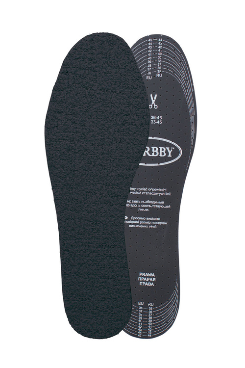 Устілки Corbby FROTTE BLACK з активованим вугіллям