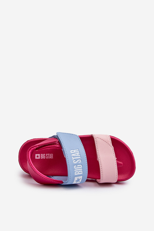 Світлі босоніжки для дівчинки Big Star NN374527 Рожеві