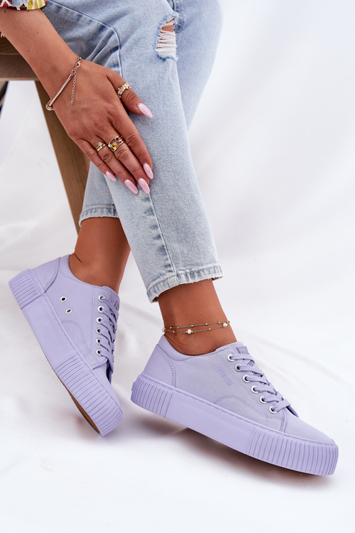 Жіночі Текстильні Кросівки Big Star RR274406 Фіолетові