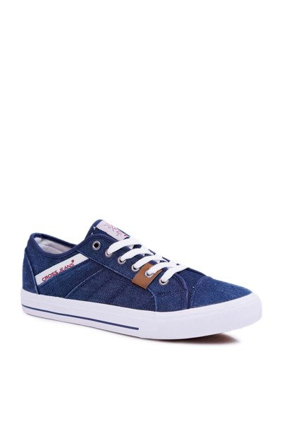 Чоловічі джинсові кросівки Classic Jeans Navy Blue DD1R4027