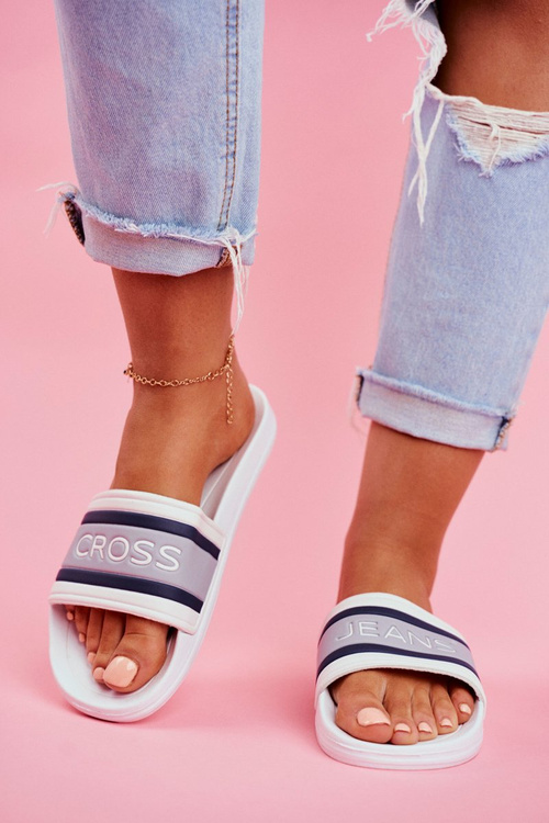 Жіночі джинси Slides Cross Jeans білі FF2R4158C