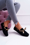 Жіночі мокасини Lu Boo Comfortable Black Plummy