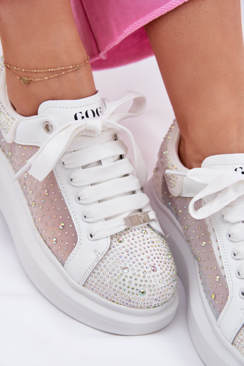 Декоровані кросівки на платформі GOE NN2N4021 чорні