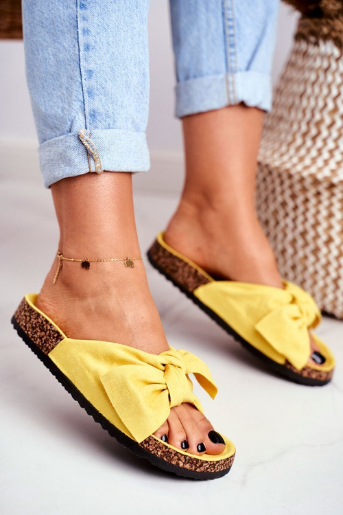 Тапочки На Корковій Підошві Жовті Венді