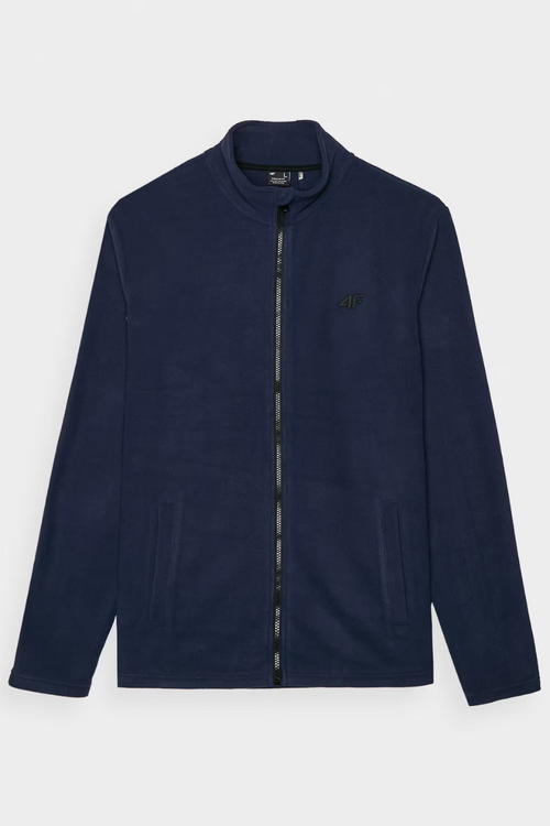 Чоловічий звичайний полар з коміром 4F темно-синій 4FWMM00TFLEM289-31S