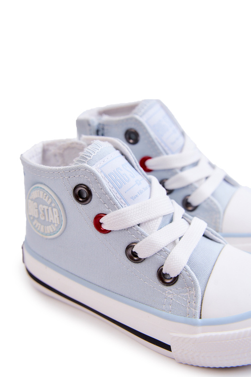 Дитячі високі кросівки на блискавці BIG STAR HH374088 Сині