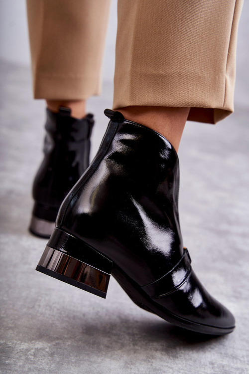 Шкіряні черевики Laura Messi 2268 Чорні