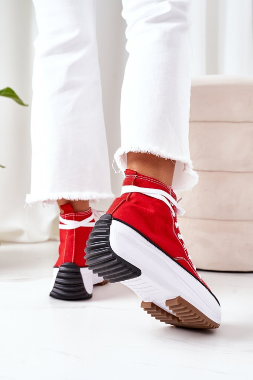 Високі кросівки на платформі Red Electric Love