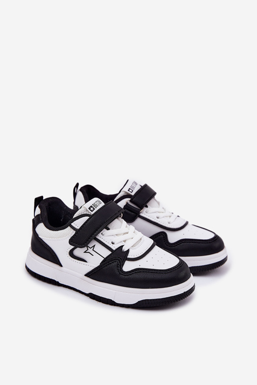 Легкі Дитячі Кросівки Big Star RR374052 Чорно-Білі