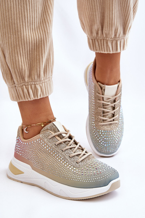 Жіночі кросівки з цирконами різнокольоровий Raiden