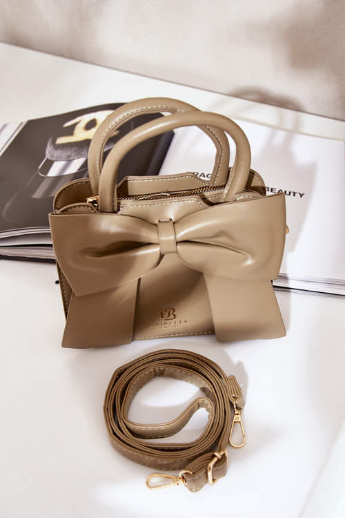 Маленька Сумка З Бантом Зелена Несе Хе