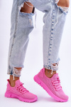 Жіноче спортивне взуття без шнурівки Кросівки рожеві Rosett