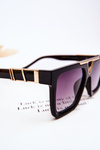 Жіночі сонцезахисні окуляри V130037 Чорний градієнт Фіолетовий 