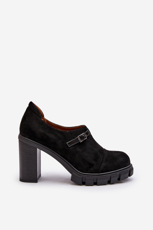 Жіночі туфлі на високих підборах чорні Tauina