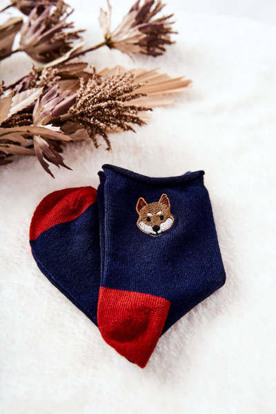 Дитячі шкарпетки без пресу Fox Navy