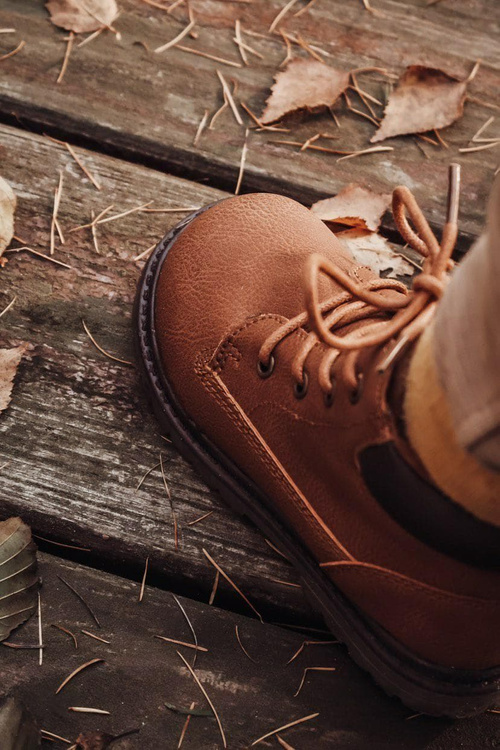 Чоботи дитячі теплі коричневі Moa