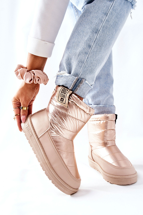 Жіночі зимові черевики Big Star II274121 Бежеві