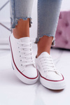 Жіночі кросівки низькі тканинні білі FreeTime
