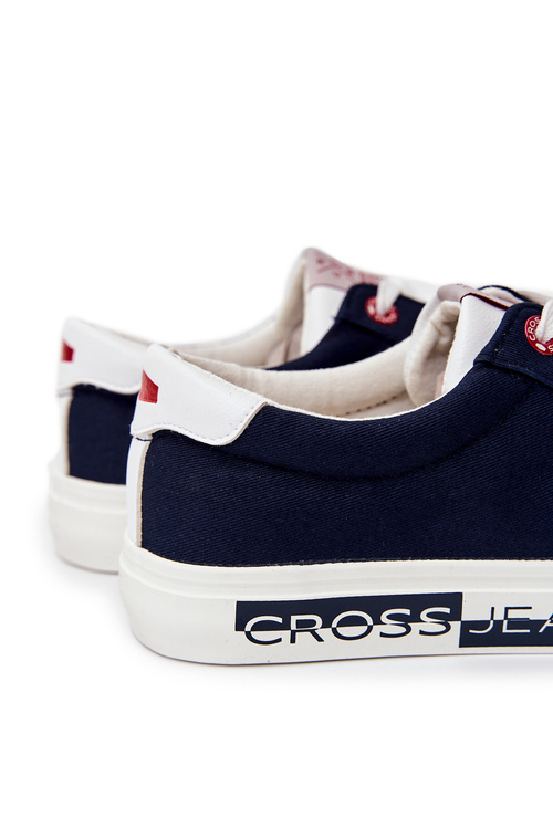 Модні класичні кросівки Cross Jeans JJ1R4028C Navy Blue