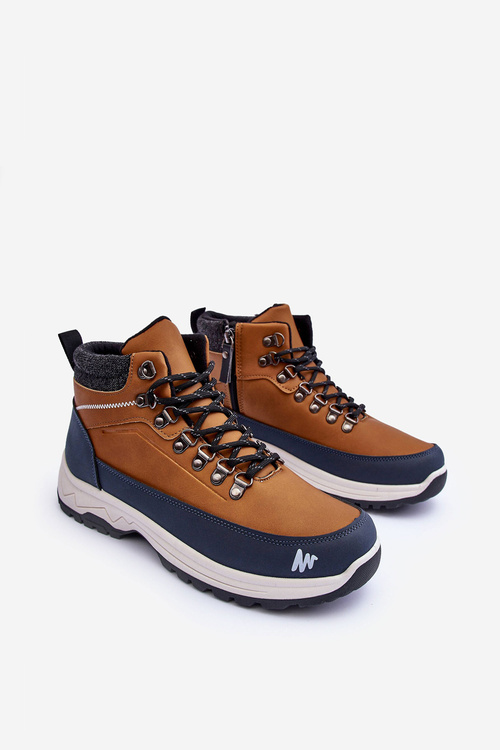 Чоловіче утеплене трекінгове взуття коричневого кольору Westtide