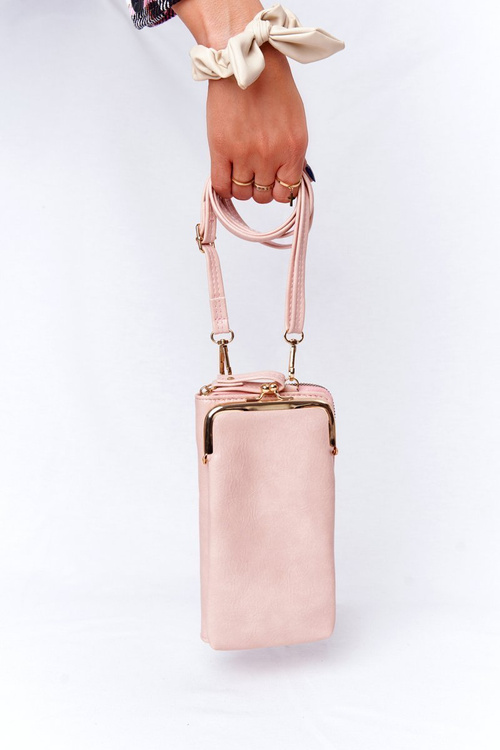 Жіночий гаманець 2в1 з гачком Selena Pink