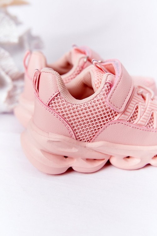 Дитячі кросівки з миготливою світлодіодною підошвою, рожеві, так круто!