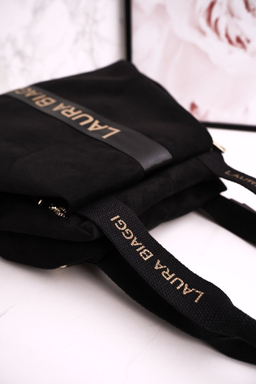 Сумка через плече LAURA BIAGGI Suede Black