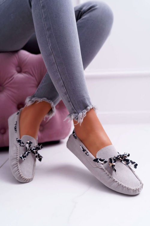 Жіночі мокасини Lu Boo Comfortable Grey Plummy