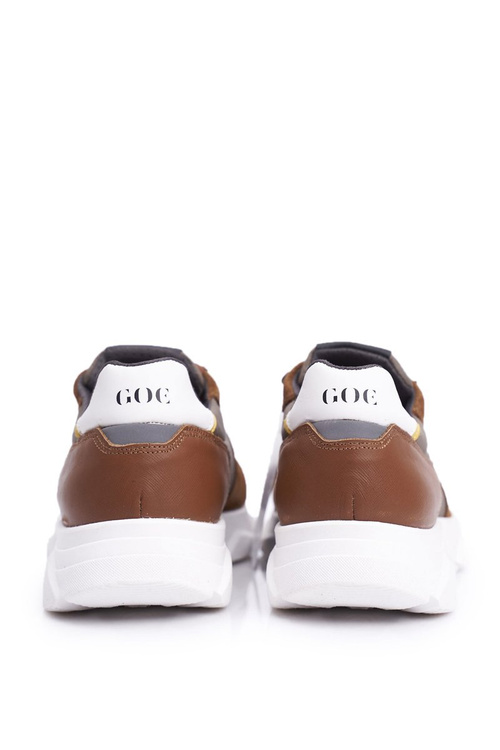 Чоловіче спортивне взуття шкіряне коричневе FF1N3021