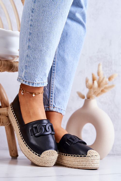 Класичні еспадрільї на платформі Black Julianne