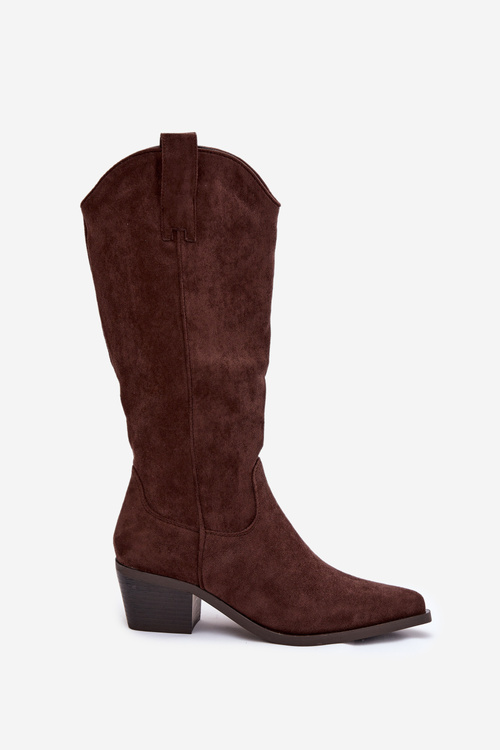 Жіночі ковбойські чоботи Шоколад Jazelle