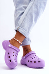 Жіночі поролонові тапочки Crocs Violet Coline