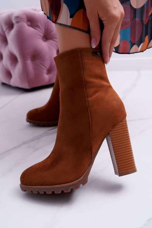 Жіночі черевики на шпильці Camel Suede Cadillac