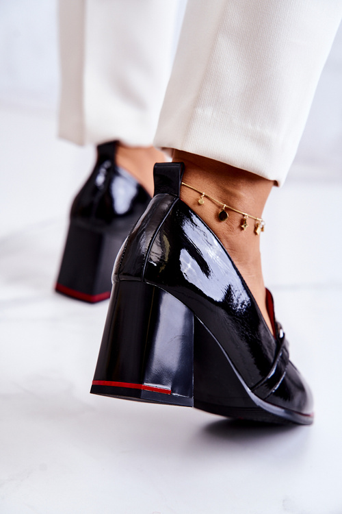 Елегантні човники на стовпчику Black Callim