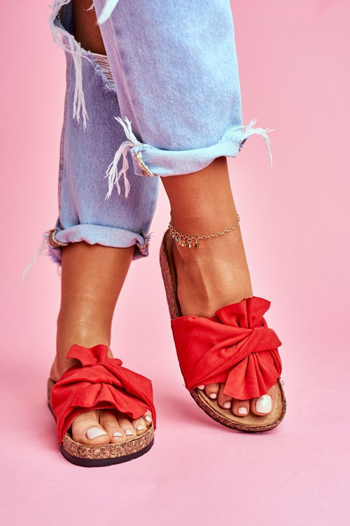 Жіночі пробкові шльопанці Cardboard Red Felis