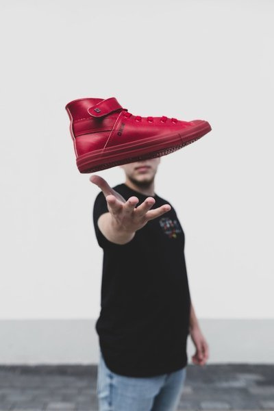 Чоловічі високі кросівки Big Star Red Y174025