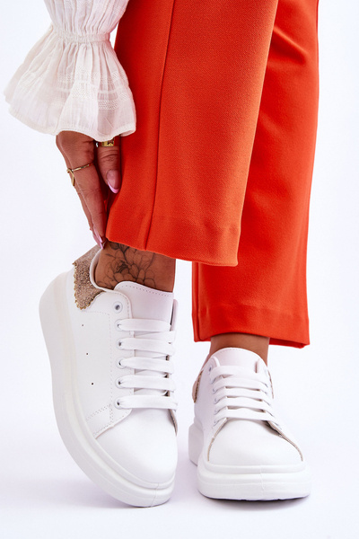 Жіноче спортивне взуття з орнаментом White-gold Delight