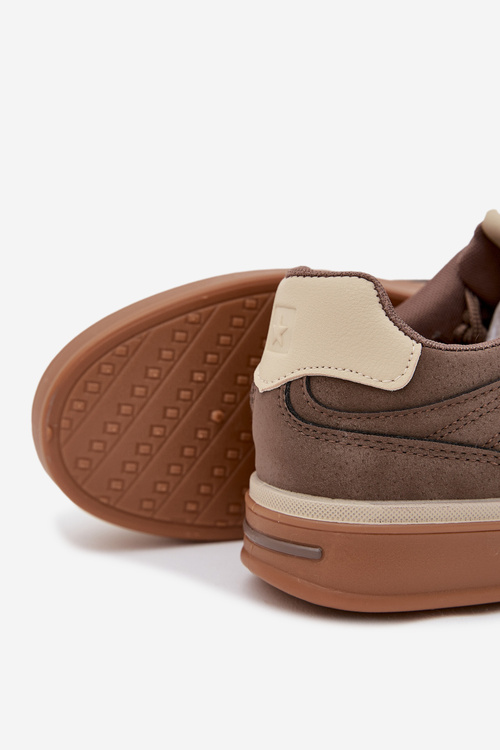 Чоловічі Низькі Кросівки Big Star SS174020 HI-POLY SYSTEM Темно-бежеві