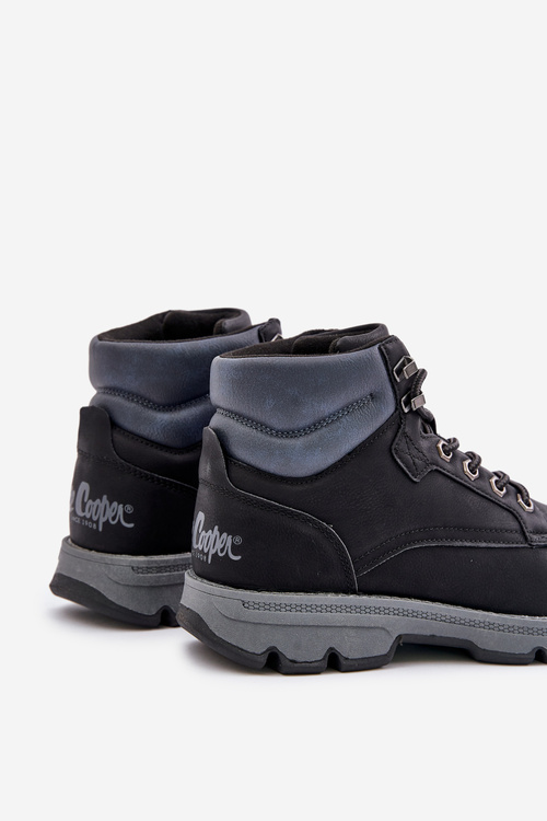 Чоловічі трекінгові черевики чорні Lee Cooper LCJ-24-01-2948