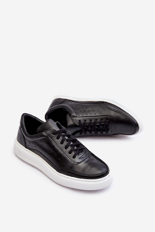 Чоловіче шкіряне спортивне взуття Zazoo 1544 Black