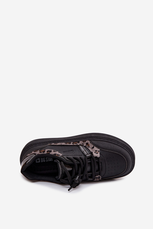 Жіночі Кросівки На Платформі Big Star SS274358 Пантера Чорні