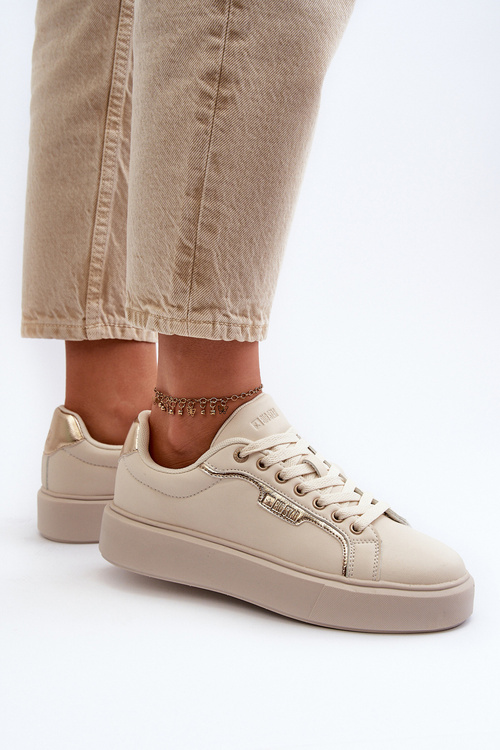 Жіночі кросівки Big Star NN274334 Memory Foam System Beige