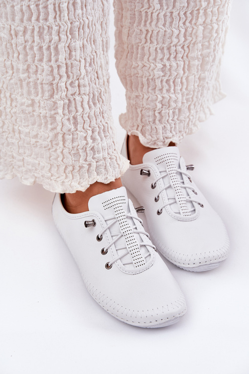 Шкіряні Полуботинки Жіночі Artiker 54C0838 Білі