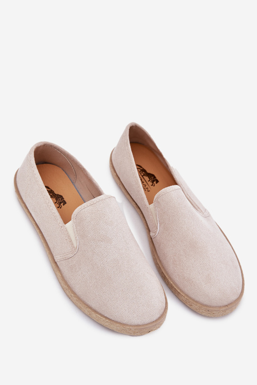 Еспадрильї Чоловічі Кросівки З Еко Замші Бежеві Lunaria