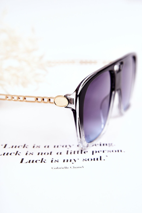 Сонцезахисні окуляри жіночі авіаційні Ombre V120013 Чорні