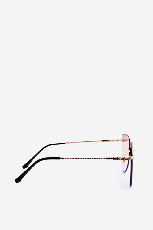 Жіночі сонцезахисні окуляри UV400 Золотисто-коричневі