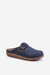 Чоловічі тапочки з пряжкою Preventive Slippers Inblu Navy Blue MT000012