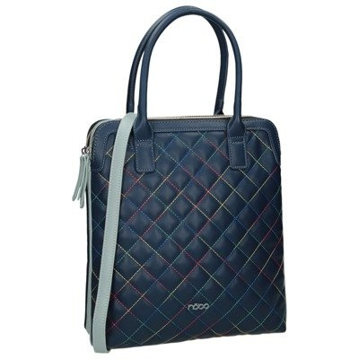 Жіноча класична стьобана сумочка Nobo Navy Blue G1350-C013